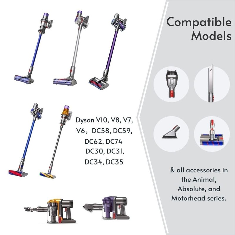 IZSOHHOME Vacuum Stand for Dys,Storage-Stand-Docking-Station-Holder Compatible with Dys,Stable Metal Storage