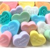 Plunk Soap Company Valentine Conversation Heart Soaps in a Jar
