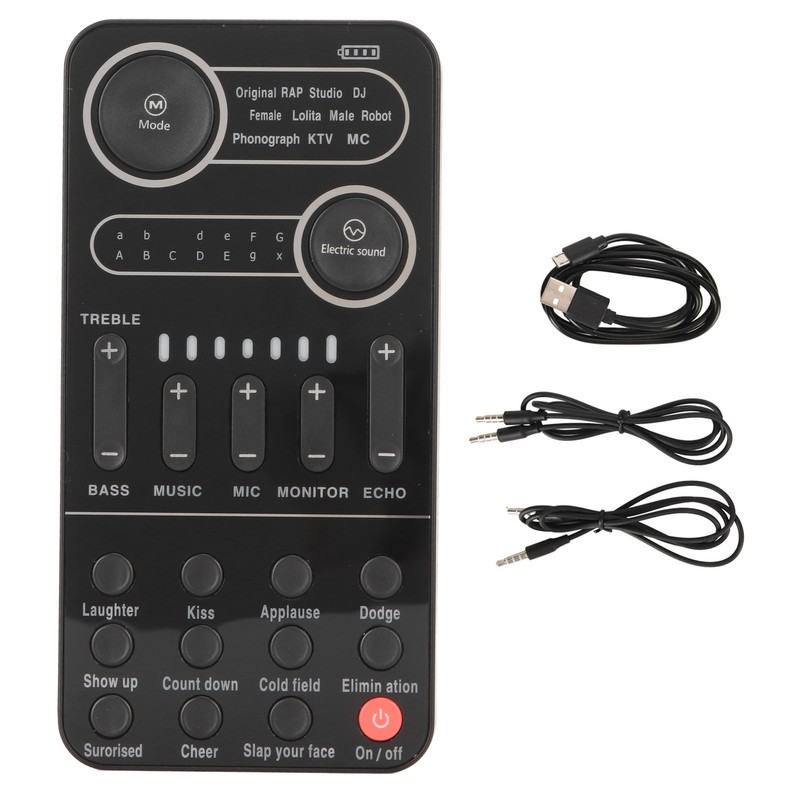 Portable Voice Changer Bluetooth 5.3 Multifunctional Effects Handheld Mini Live