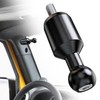 MZS 20mm Ball Mount, JK A Pillar Ball Mount Solution, Aluminum Adapter Fits Wrangler JK JKU 2007-2018 for Cell Phone Tablet Camera Holder with 20mm Ball Socket Arm, Black