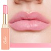 Oulac Shine Pink Lipstick for Women, 2 in 1 Glossy