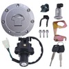 Ignition Switch Fuel Cap Seat Lock Key Set Replacement for