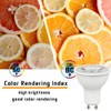 Geminilite GU10 LED Bulbs Non-Dimmable, 3000K Warm Light Replacement for