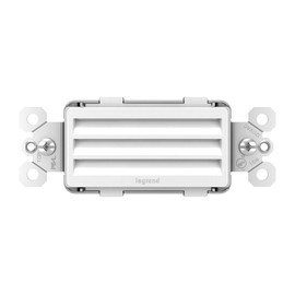 Legrand radiant NTLHORZWCC6 Horizontal Step Light Full Adjustable LED Night Light Outlet, For Hallways and Stairs, White (1 Count)