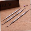 Baluue Stainless Steel Cuticle Spoon Pusher Remover Tool for Nail