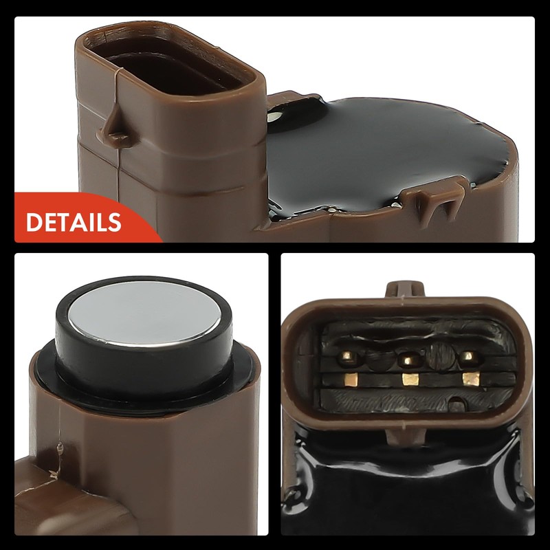Frankberg 4x Parking Sensor 3-Pin Front Rear Compatible with Golf