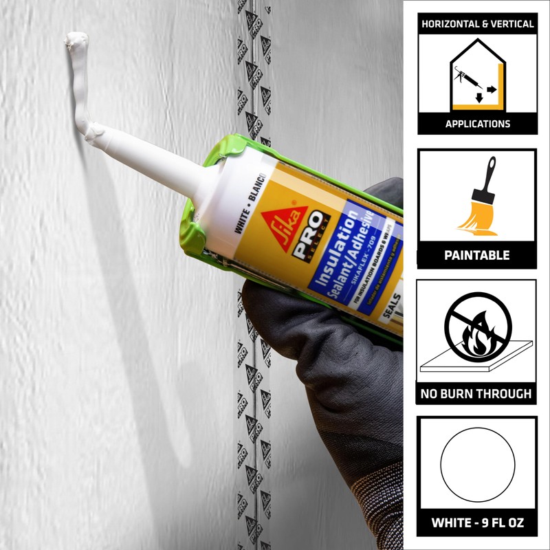 Sikaflex Insulation Sealant & Adhesive, White