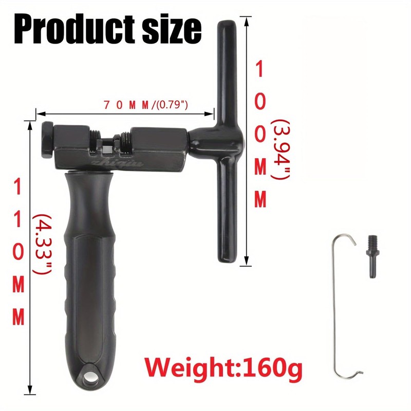 ZHIQIU Bike Chain Breaker Tool, Universal Bicycle Chain Tool for
