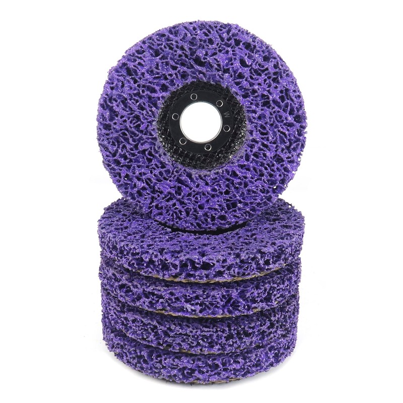 QWORK® 5Pcs Angle Grinder Discs, 4.5Inch/115Mm Discs Stripping Wheel, For