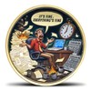 Rise Above Chaos and Adversity Challenge Coin Humorous Office Life