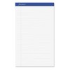 Ampad 20330 Perforated Writing Pad, 8 1/2 x 14, White,