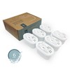 PureBrook Premium Water Filter Replacement Cartridges (6-Pack). Compatible with Brita