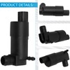 TorqTronX Windshield Washer Wiper Motor Pump Fit for Ford Focus