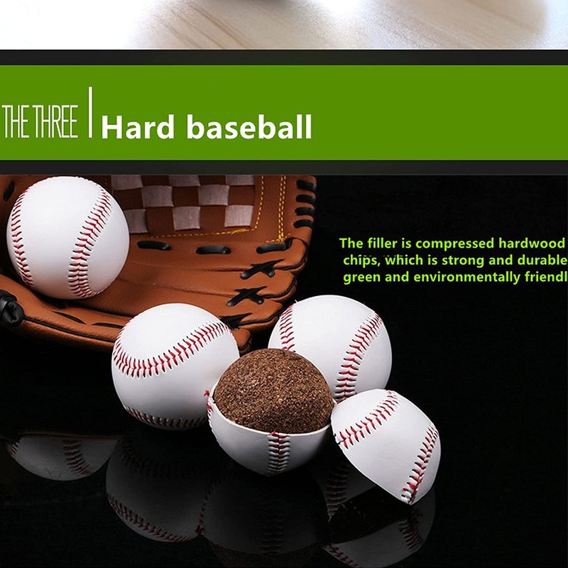 MEOTDEOY Hard Baseball Practice Batting Catch Ball Toss Batting Hardball