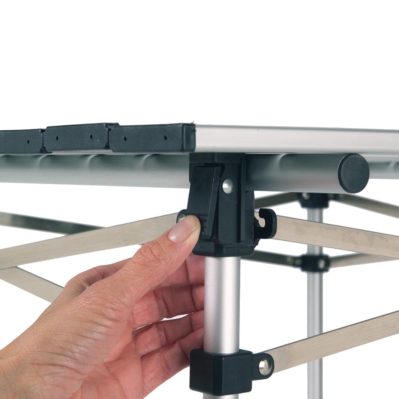 Coleman Outdoor Folding Table, Sturdy Aluminum Camping Table with Snap-Together