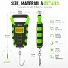 50kg Digital Fishing Scale with Ruler – Portable LCD Hanging