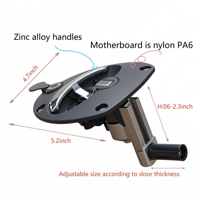 Single Point Compression Latch for Underbody Truck Tool Box ，