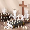 CroBlissful 50 Pcs Luminous Mini Jesus Figures Jesus Figurines Glow