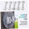 ABOOFAN 20 Sets Carbon Steel Carriage Bolt Collection with Zinc