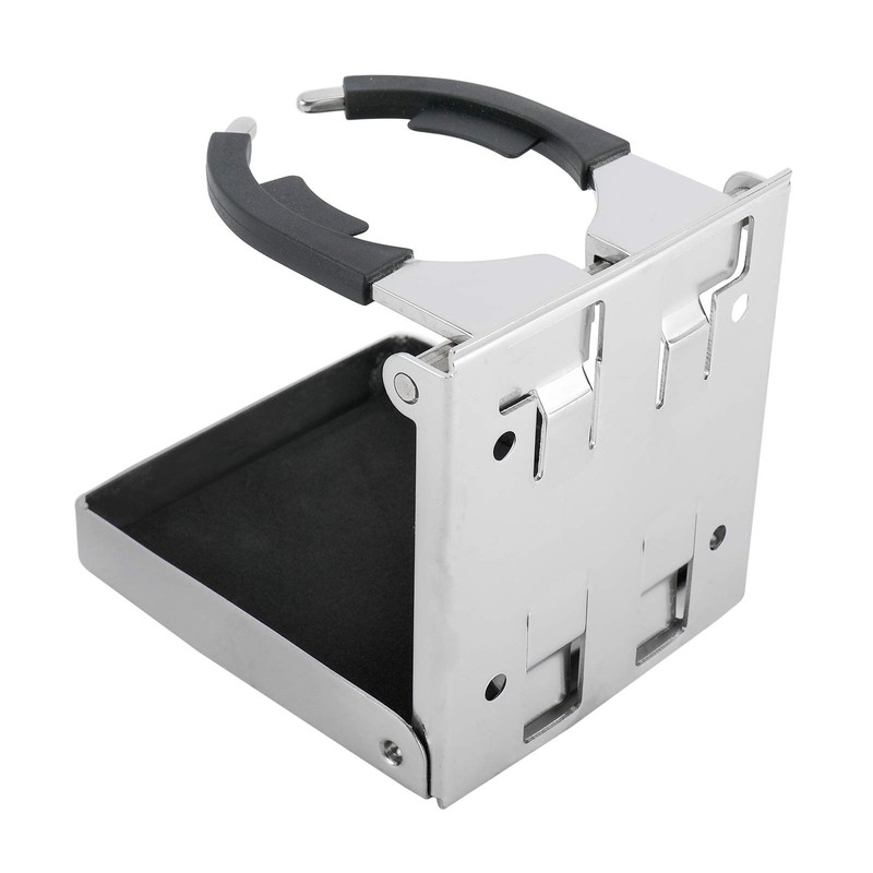 YaeMarine 4-Pack Stainless Steel Adjustable Folding Drink Holder Cup Holder