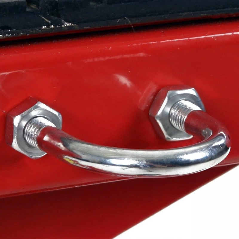 4 Sets M6 U Bolts Stainless Steel U-Bolts with Frame