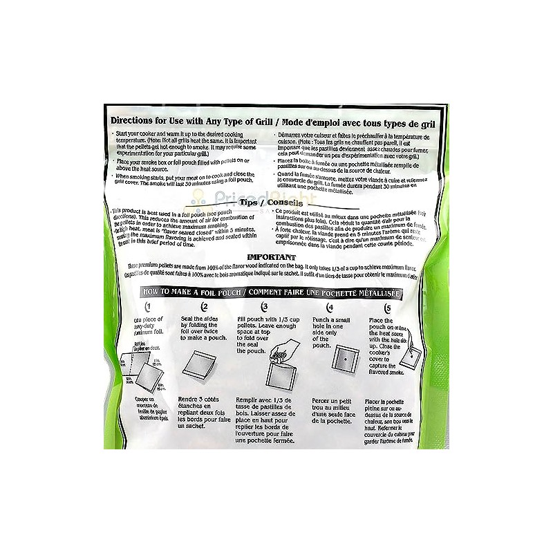 BBQ'rs Delight Savory Herb Wood Pellets 1lb Bag