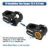 X AUTOHAUX 1Pair Universal Bike Handlebar Shims Handlebar Stem Adapter
