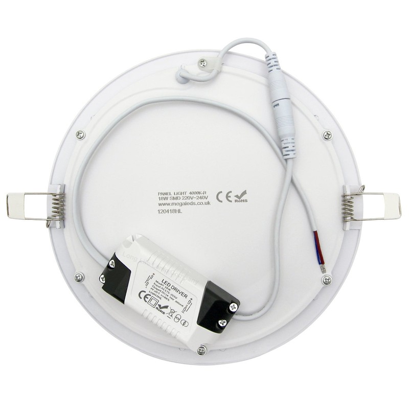 Long Life Lamp Company 18w Round LED Ceiling Light Recessed