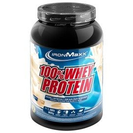 IronMaxx 100% Whey Protein Pulver - Neutral 900g Dose | zuckerreduziertes, wasserlösliches Eiweißpulver aus Molkenprotein | viele verschiedene Geschmacksrichtungen