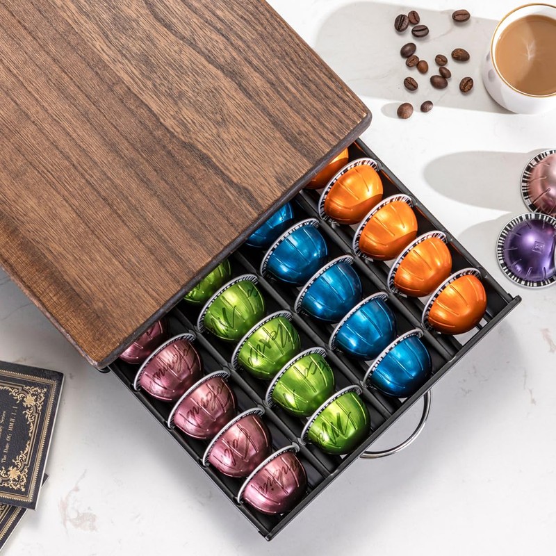 FlagShip for Nespresso Pod Drawer Vertuo Pod holder Coffee Pod