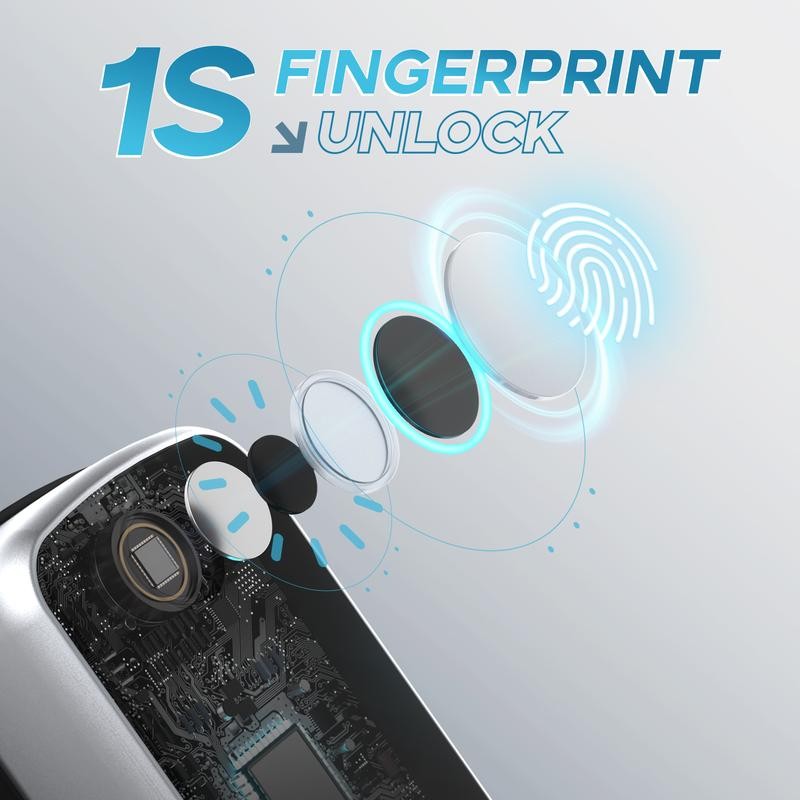Smart Door Lock, Keyless Entry Door Lock Fingerprint Door Lock