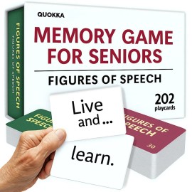 QUOKKA Memory Card Game for Seniors - Figures of Speech Cards
