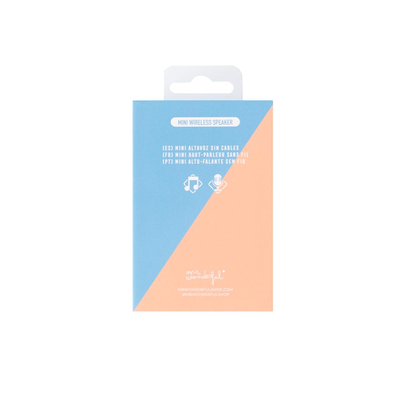 Mr Wonderful* Mini Bluetooth Speaker with Heart Design Brand Running