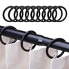 JOZMMZEOOA Shower Curtain Rings, Pack of 100 Curtain Hooks, Inner