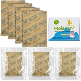 Wisesorb 75% Two-Way Humidity Control Packs, 60 Gram 90 Pack for Storing 1 lb, Size 60 Moisture Control Packets Individually Wrapped, Humidifier Packs for Storage Containers Hydration Packets