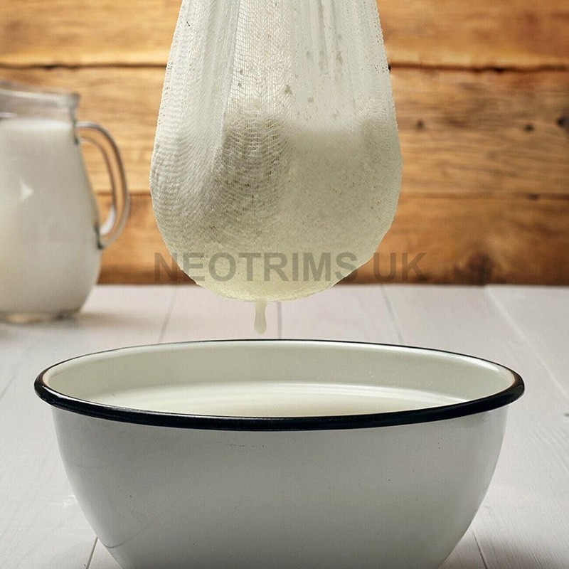 Muslin Cheese Cloth Fabric for Food Kitchen Straining Superior Quality