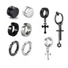 Pack 9 Piercing Arete Arracada Falso Hombre Arracadas Clip Expansores