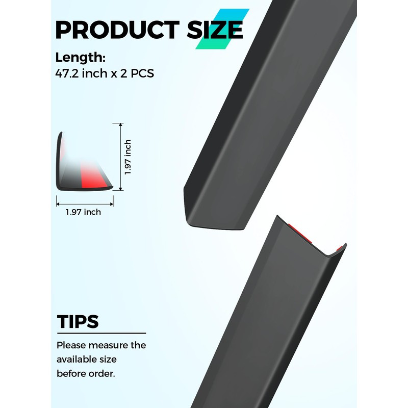 MONOID Wall Corner Protector, 2 PCS Furniture Edge Protection, PC