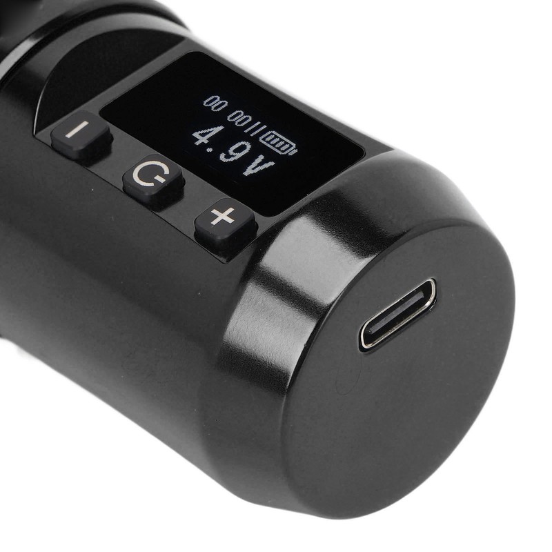 RCA Rotary Tattoo Machine Professional LCD Display 2400mAh Battery Coreless