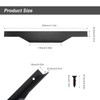 AMONENZ Pack of 4 Door Handles, Cupboard, Kitchen Cabinet Handles,