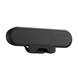 Computer Speakers for Desktop PC, USB Powered PC Speaker with Spring Clamp, Stereo Loud Sound Volume Control, Laptop Speaker