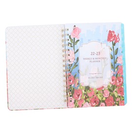 TEHAUX Daily Planner Notepad Goal Planner a Size Coil Notebook Smooth Paper for Organizing Daily Schedules Random Style