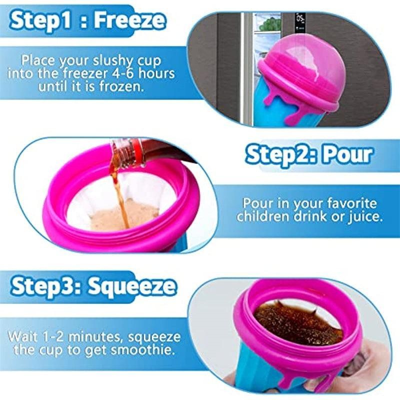 XL Slushy Cup - Color: Blue, Capacity size: 500ml