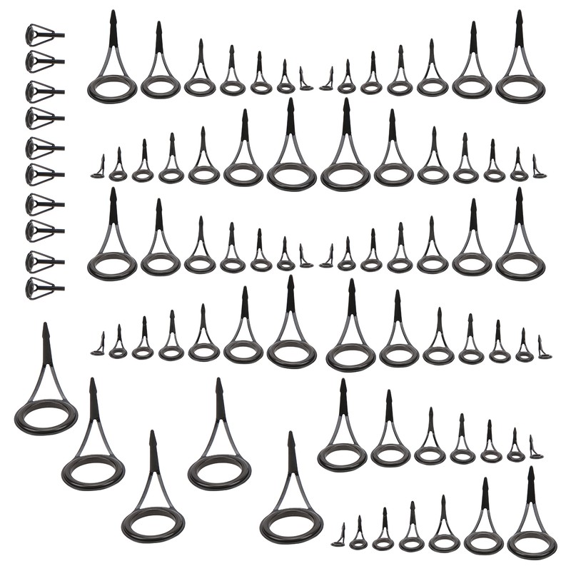 Fishing Rod Single Foot Fishing Pole Eyes Rings Repair Kit