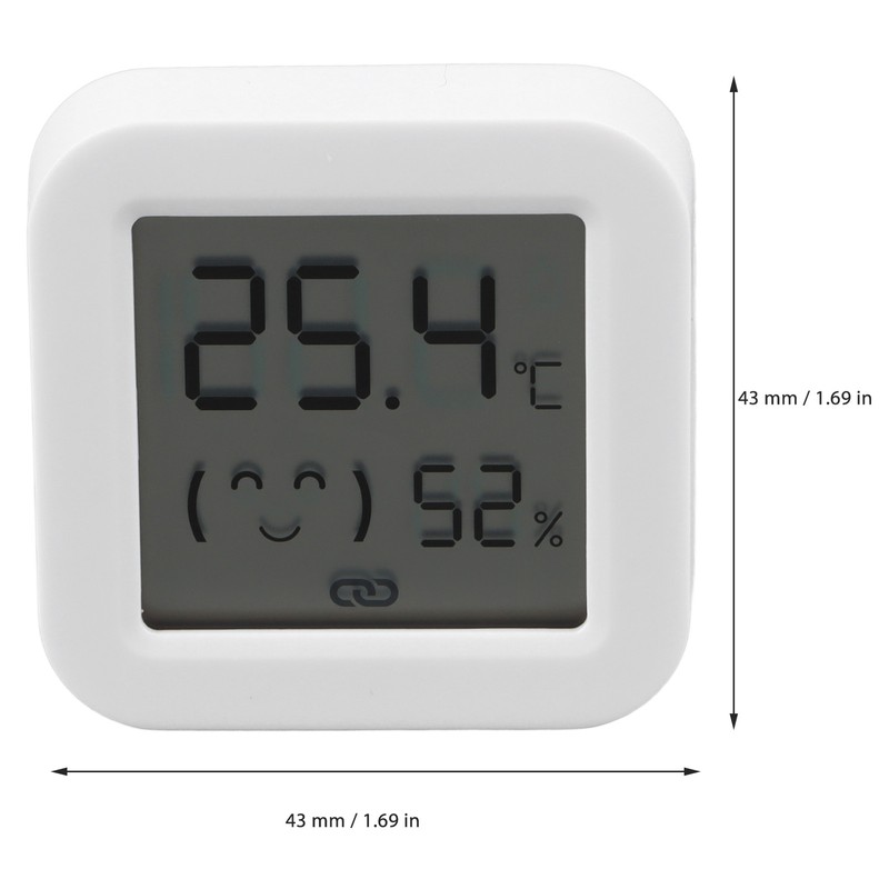 Temperature Humidity Sensor WiFi Intelligent Digital Thermometer Indoor LCD Hygrometer