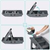 SEGAWE 19'' H Folding Plastic Pet Dog Stairs with Non-slip