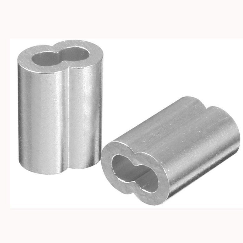 120pcs Wire Rope Aluminum Sleeve for 3/32 Diameter Wire Rope