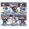 2024-25 MVP Team base set Avalanche 6 cards w/ Makar MacKinnon Georgiev Rantanen