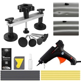 Super PDR Dent Puller Kit, Car Dent Removal Kit with Bridge Puller, Small Dent Puller for Auto Dent Removal, Small Dents, Door Dings and Hail Damage