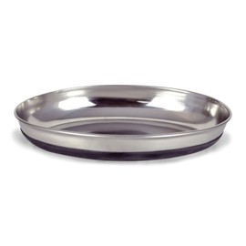 Our Pets Dish Oval Cat Rubber Bottom Pet Bowl (2 Pack)